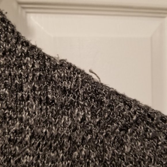 American Eagle - Marled Grey Knit Cardigan - Picture 5 of 5